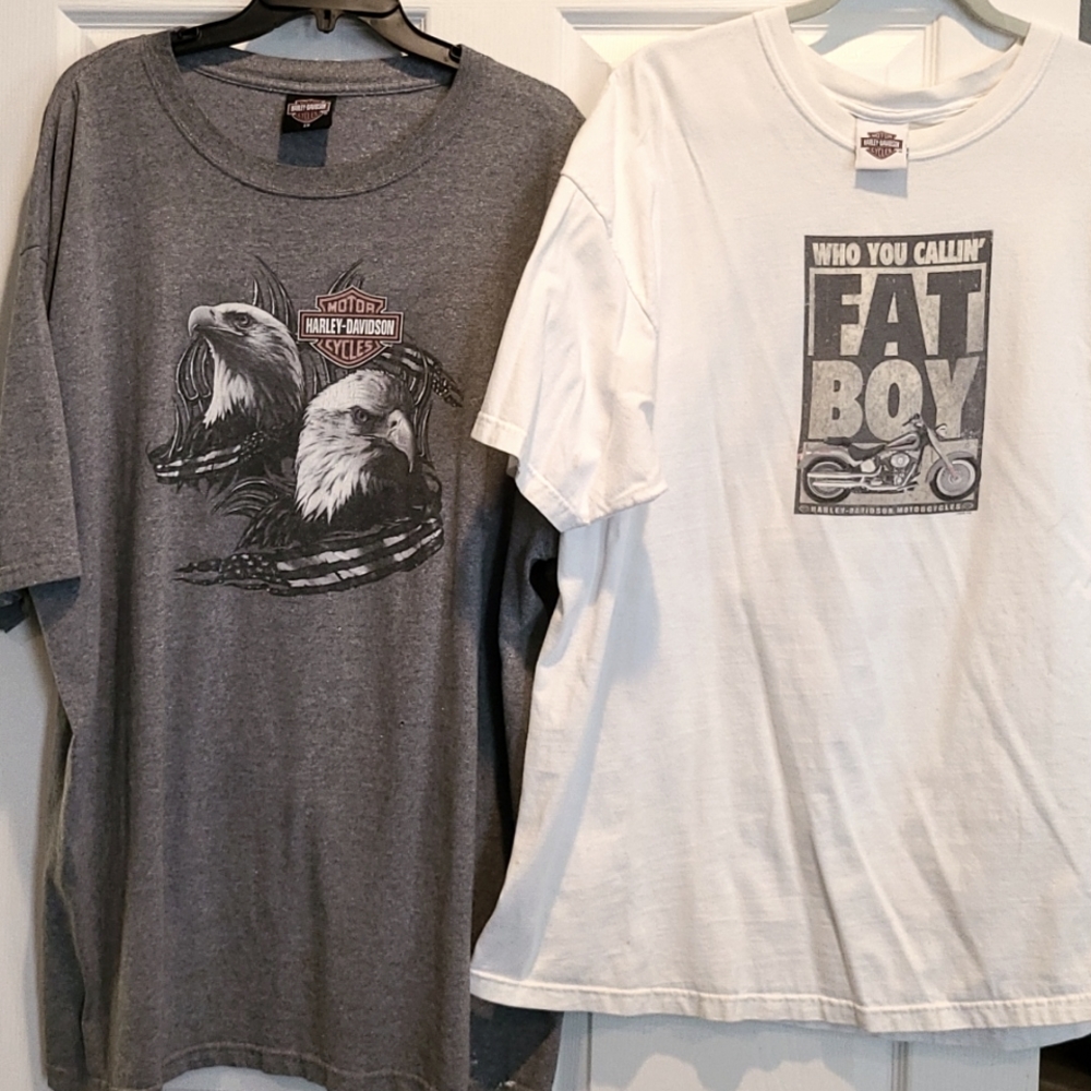 2 Harley Davidson lot